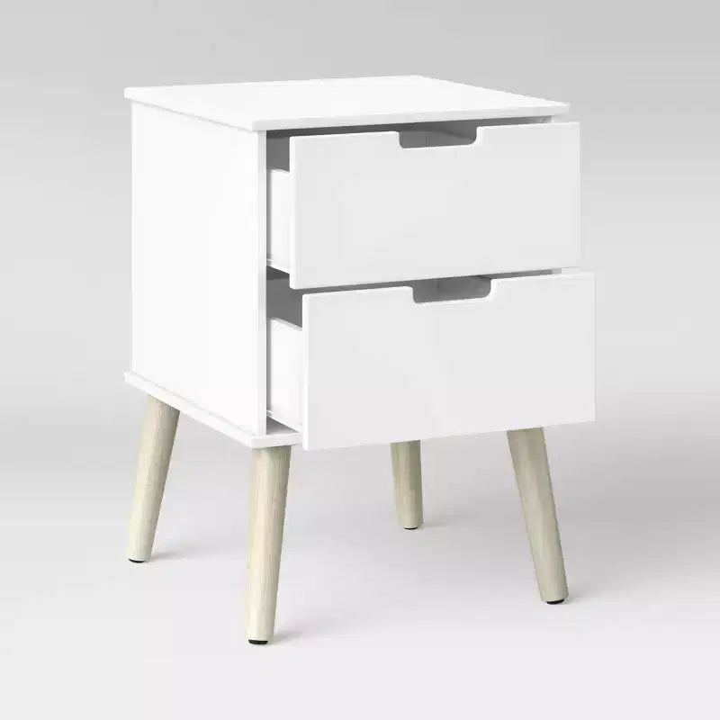 Assembly Required Modern Kids' Nightstand White - Pillowfort™