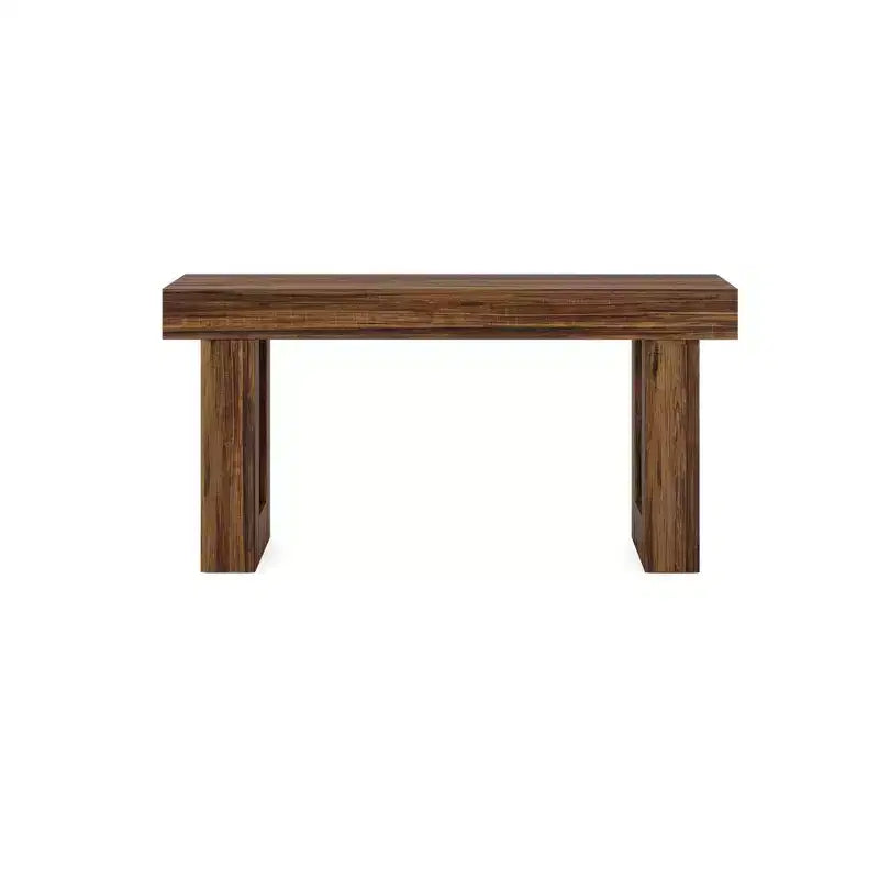 MAYEERTY 63-Inch Country-Style Wooden Sofa Table, Rustic Entryway Accent Table