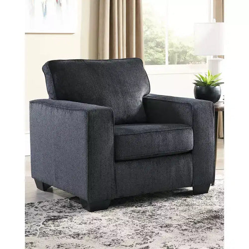 Altari Accent Chair Slate: Contemporary Plush Upholstery, No Assembly - Signature Design by Ashley