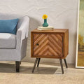 Christopher Knight Home Harrington MidCentury Modern Cabinet Dark Brown: Mango Wood, No Shelves, Hardwood Frame