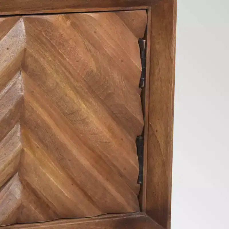 Christopher Knight Home Harrington MidCentury Modern Cabinet Dark Brown: Mango Wood, No Shelves, Hardwood Frame