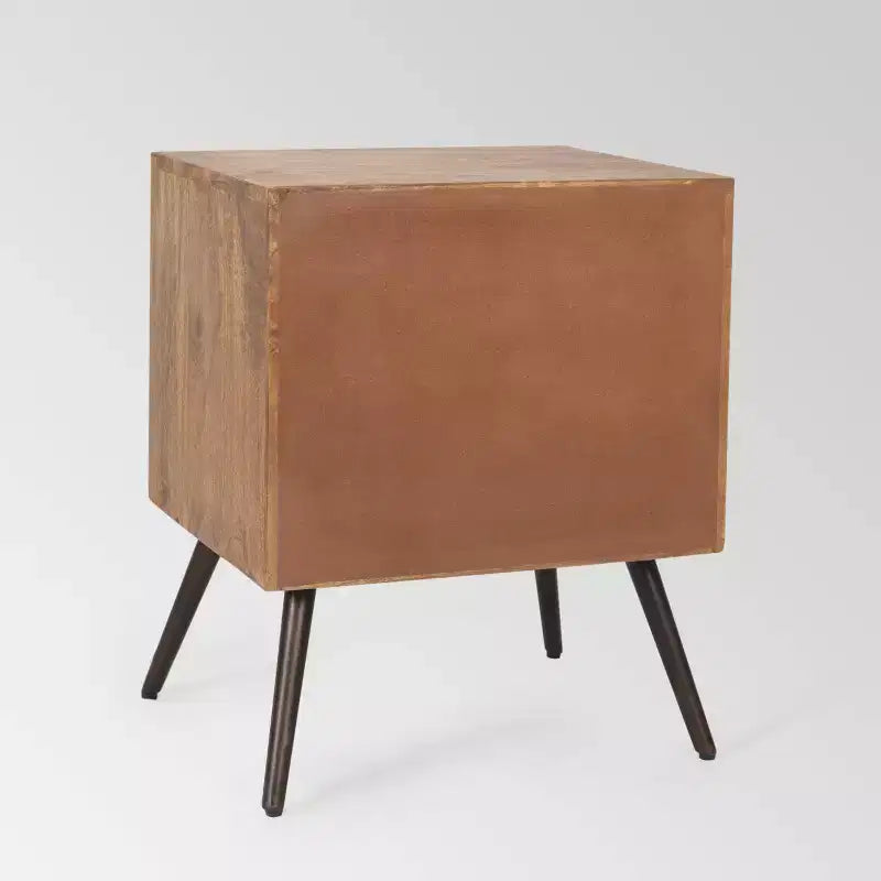 Christopher Knight Home Harrington MidCentury Modern Cabinet Dark Brown: Mango Wood, No Shelves, Hardwood Frame