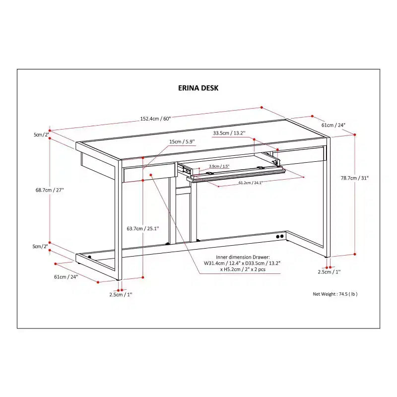Cecilia Desk - WyndenHall
