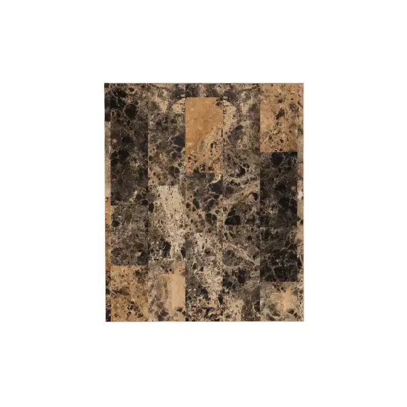 Linon Faux Marble Tray Table Set