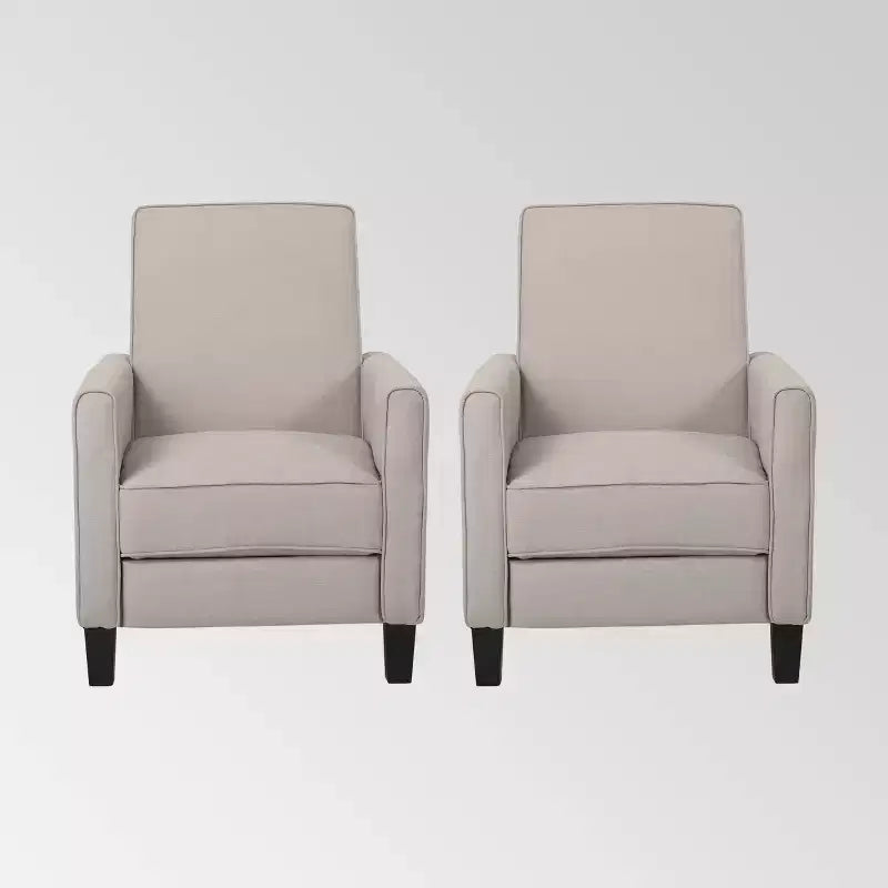 Set of 2 Darvis Contemporary Recliners - Christopher Knight Home