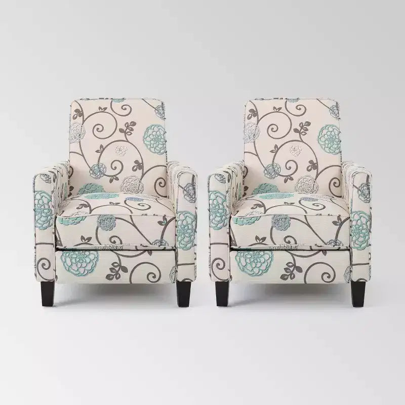 Set of 2 Darvis Contemporary Recliners - Christopher Knight Home