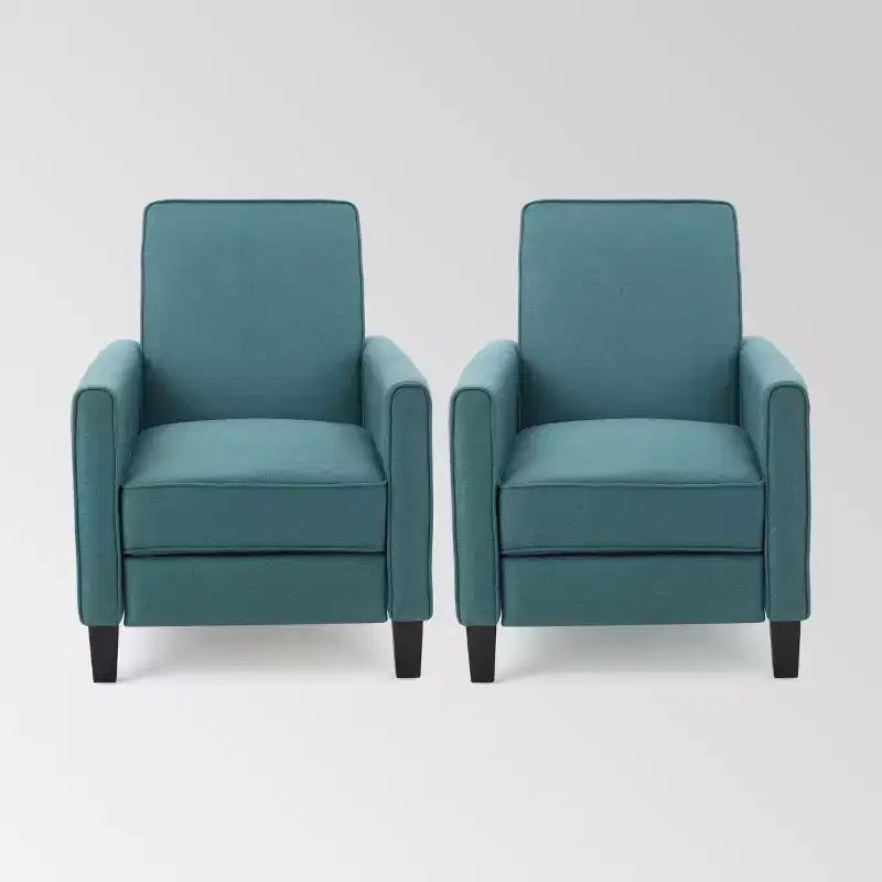 Set of 2 Darvis Contemporary Recliners - Christopher Knight Home