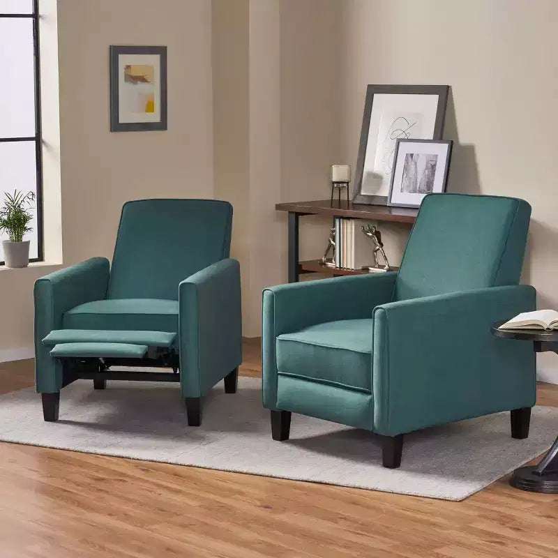 Set of 2 Darvis Contemporary Recliners - Christopher Knight Home