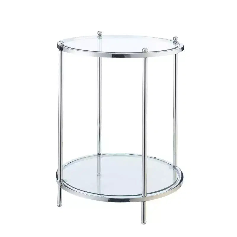 Royal Crest 2 Tier Round End Table - Johar Furniture