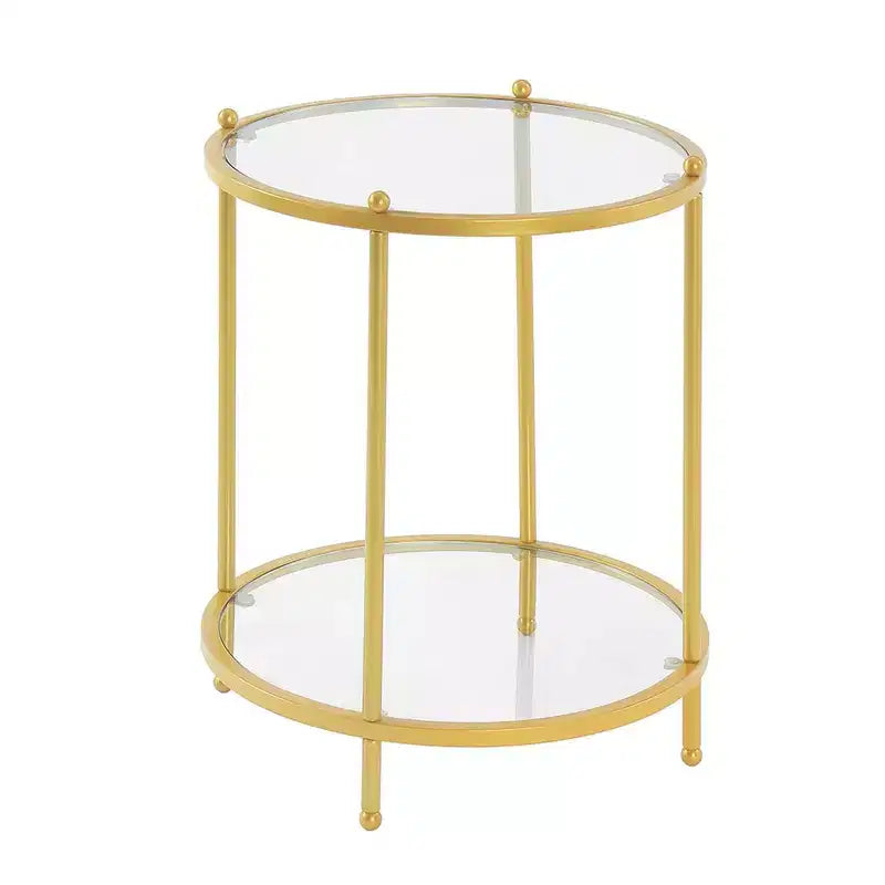 Royal Crest 2 Tier Round End Table - Johar Furniture