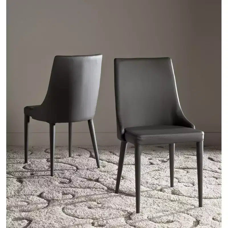Summerset 19 H Leather Side Chair (Set of 2) - FOX2014 - Safavieh Couture
