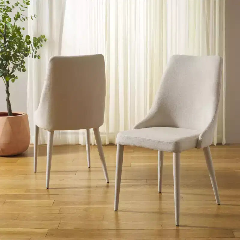Summerset 19 H Leather Side Chair (Set of 2) - FOX2014 - Safavieh Couture