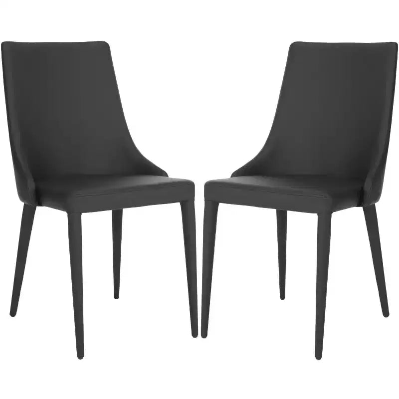 Summerset 19 H Leather Side Chair (Set of 2) - FOX2014 - Safavieh Couture
