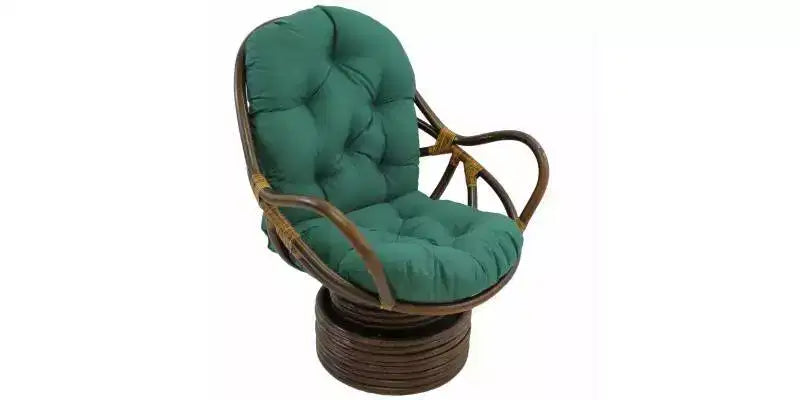 Swivel Rocker with Twill Cushion - International Caravan