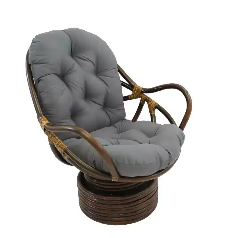 Swivel Rocker with Twill Cushion - International Caravan