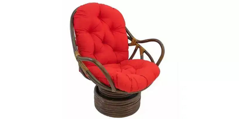Swivel Rocker with Twill Cushion - International Caravan