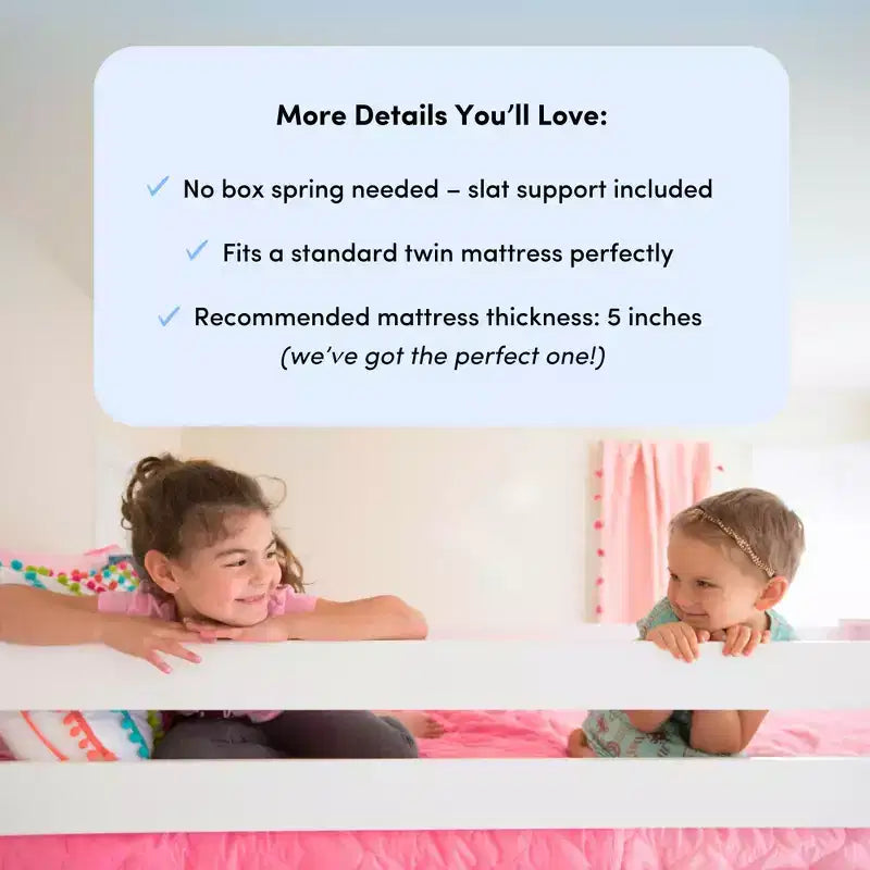 Max & Lily Full over Full Bunk Bed with Trundle Bed