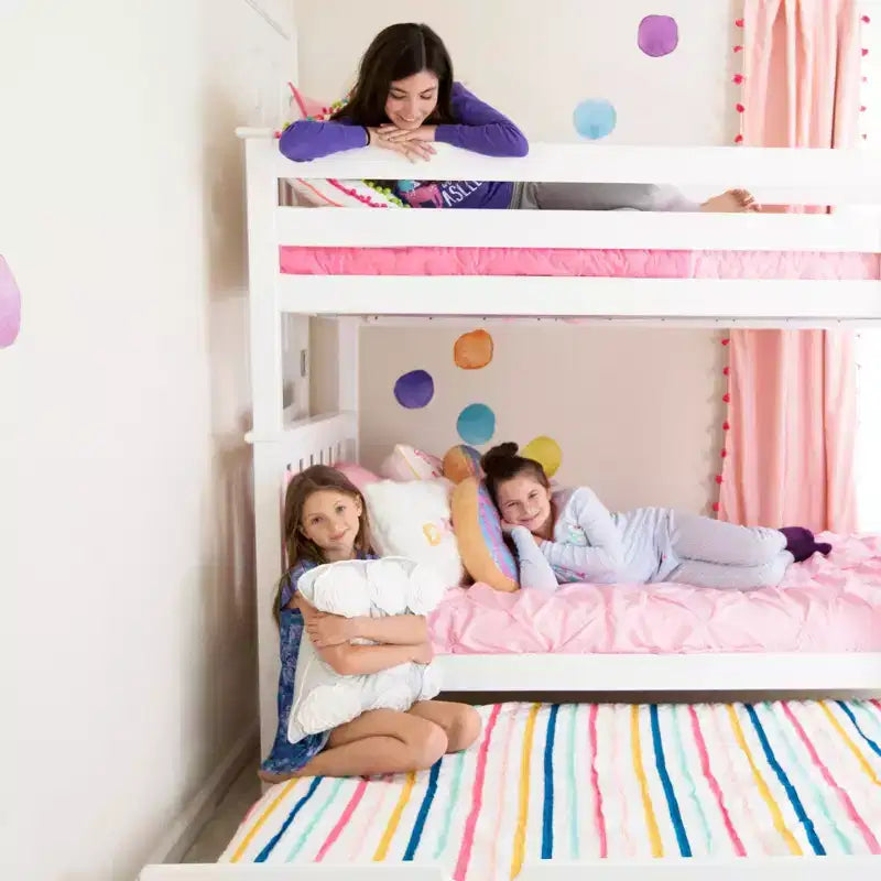 Max & Lily Twin over Twin Staircase Bunk with Trundle