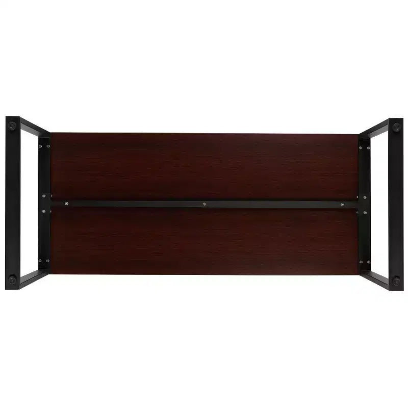 Flash Furniture Modern Commercial Grade Desk Industrial Style Computer Desk Sturdy Home Office Desk - 55 Length