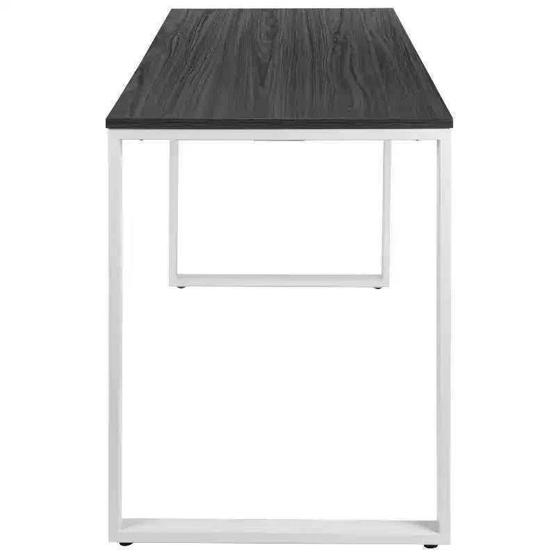 Flash Furniture Modern Commercial Grade Desk Industrial Style Computer Desk Sturdy Home Office Desk - 55 Length