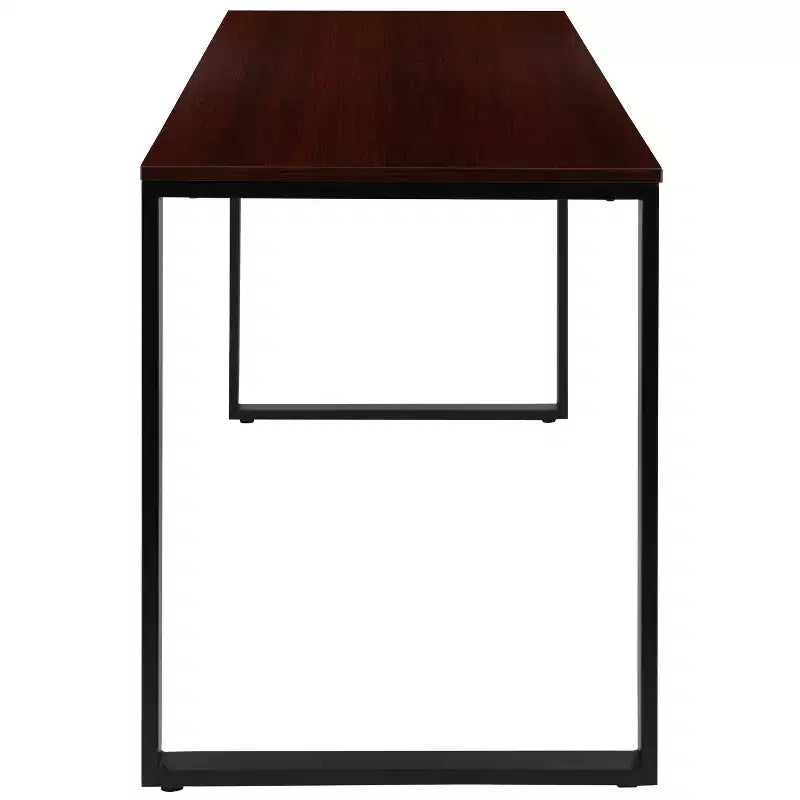 Flash Furniture Modern Commercial Grade Desk Industrial Style Computer Desk Sturdy Home Office Desk - 55 Length