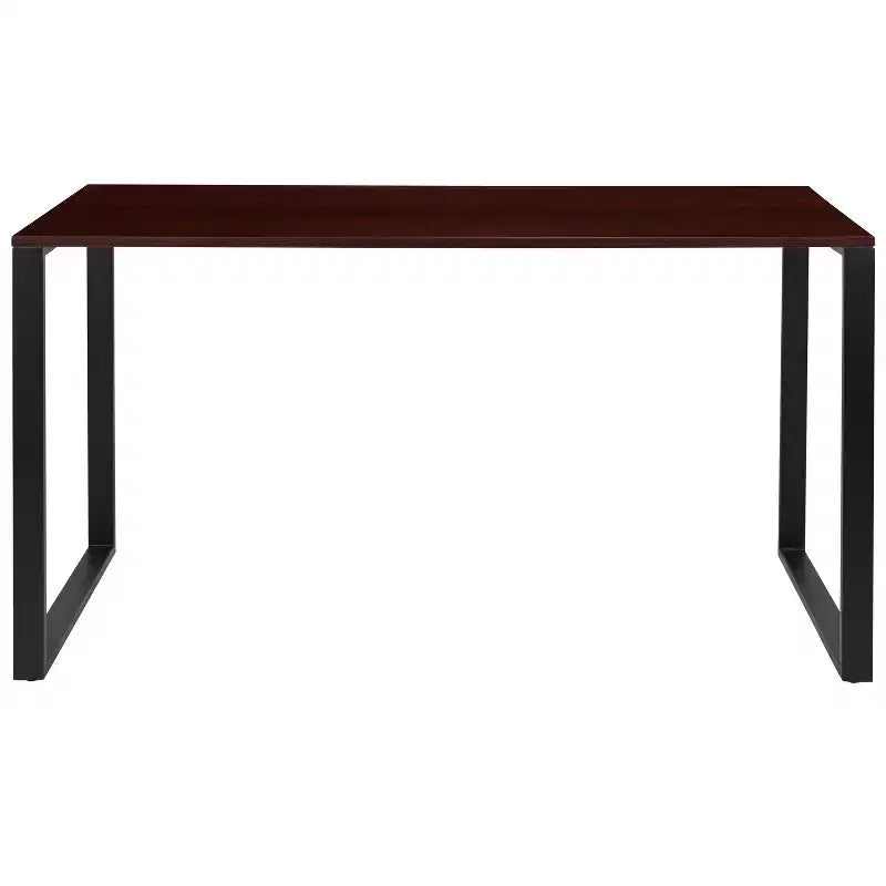 Flash Furniture Modern Commercial Grade Desk Industrial Style Computer Desk Sturdy Home Office Desk - 55 Length