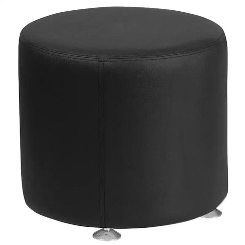 Flash Furniture HERCULES Alon Series LeatherSoft 18'' Round Ottoman