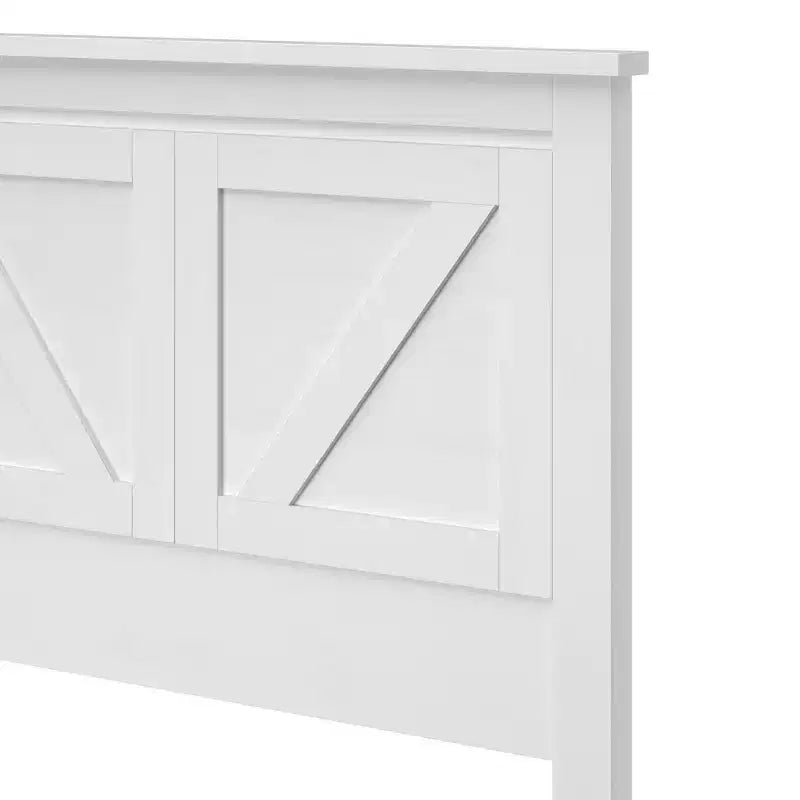 Glenwillow Home Farmhouse Style Wood Panel Headboard