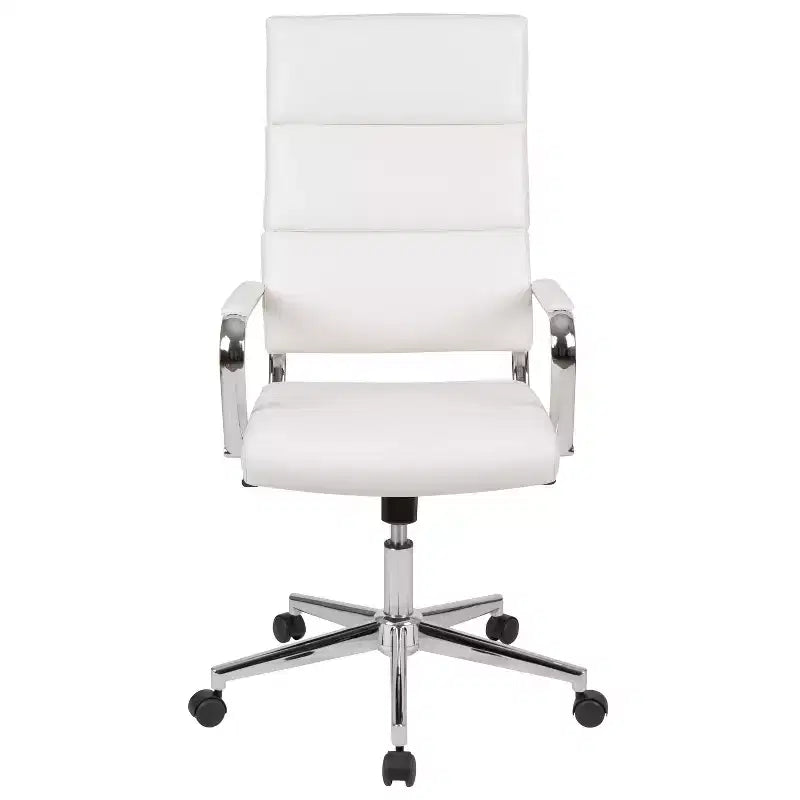 Flash Furniture High Back LeatherSoft Contemporary Panel Executive Swivel Office Chair