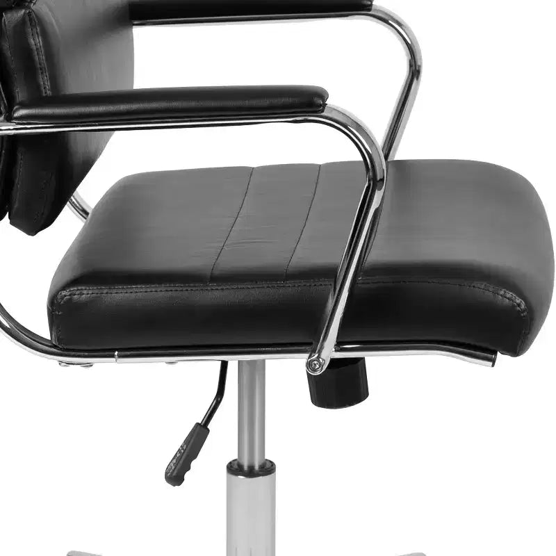 Flash Furniture High Back LeatherSoft Contemporary Panel Executive Swivel Office Chair