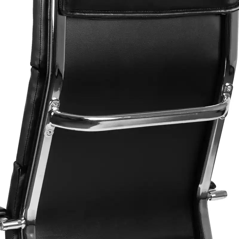 Flash Furniture High Back LeatherSoft Contemporary Panel Executive Swivel Office Chair