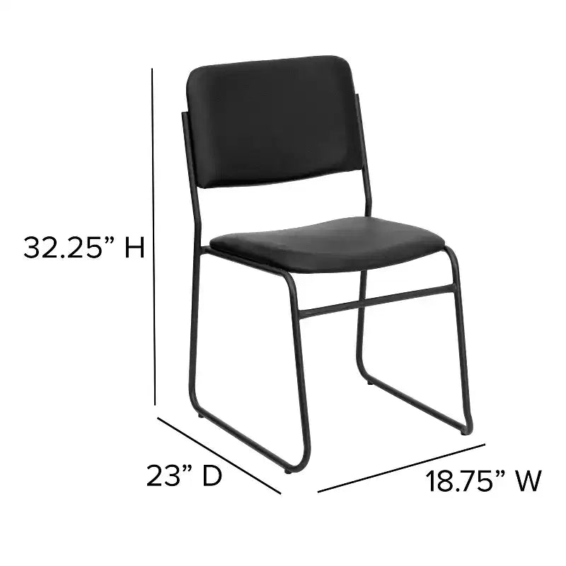 Flash Furniture HERCULES Series 500 lb. Capacity High Density Stacking Chair with Sled Base