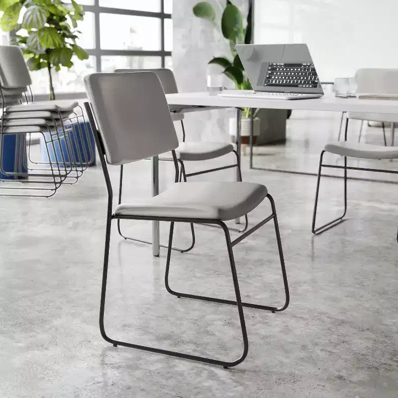 Flash Furniture HERCULES Series 500 lb. Capacity High Density Stacking Chair with Sled Base