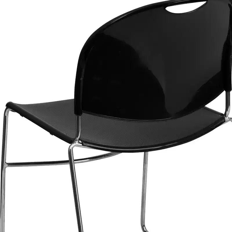 Flash Furniture HERCULES Series 880 lb. Capacity Ultra-Compact Stack Chair with Metal Frame