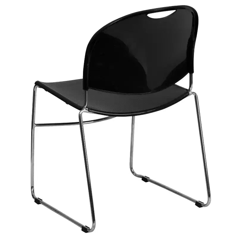 Flash Furniture HERCULES Series 880 lb. Capacity Ultra-Compact Stack Chair with Metal Frame