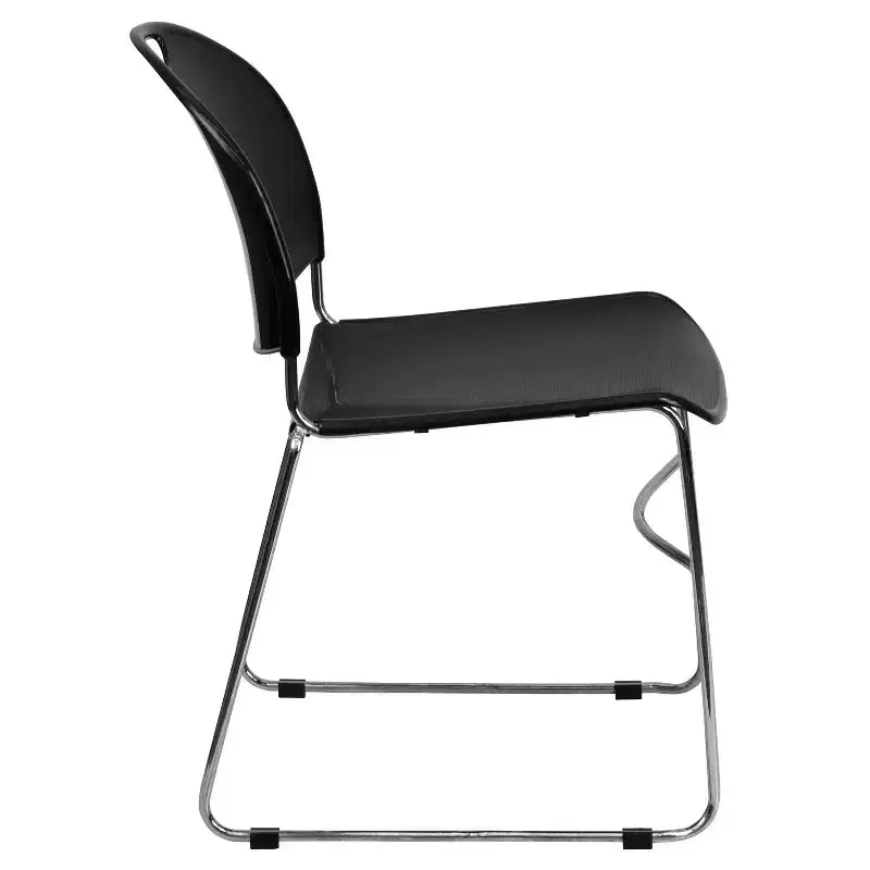 Flash Furniture HERCULES Series 880 lb. Capacity Ultra-Compact Stack Chair with Metal Frame