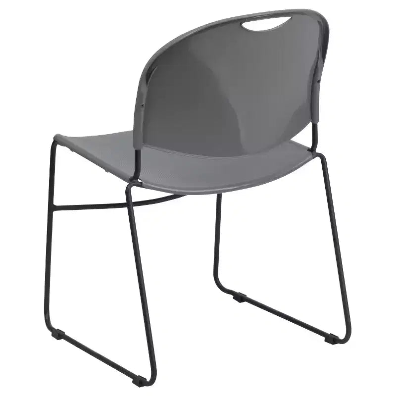 Flash Furniture HERCULES Series 880 lb. Capacity Ultra-Compact Stack Chair with Metal Frame