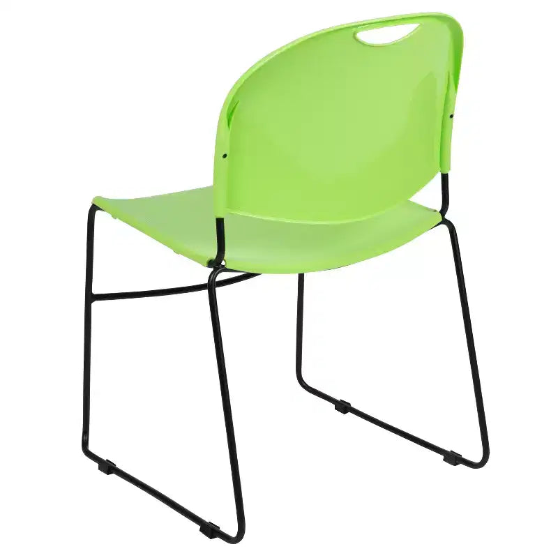 Flash Furniture HERCULES Series 880 lb. Capacity Ultra-Compact Stack Chair with Metal Frame