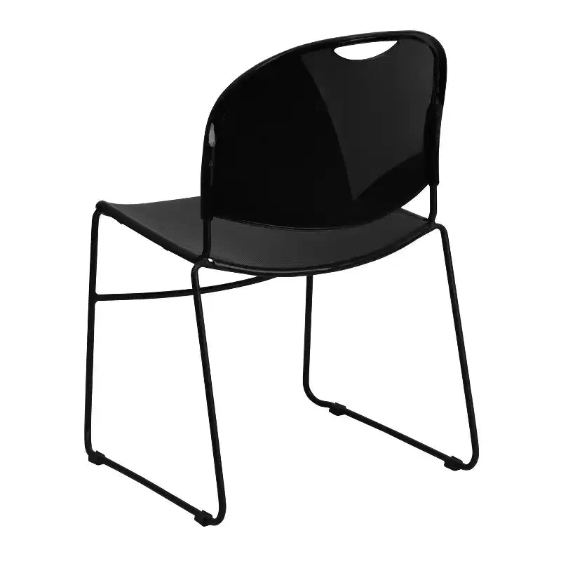 Flash Furniture HERCULES Series 880 lb. Capacity Ultra-Compact Stack Chair with Metal Frame