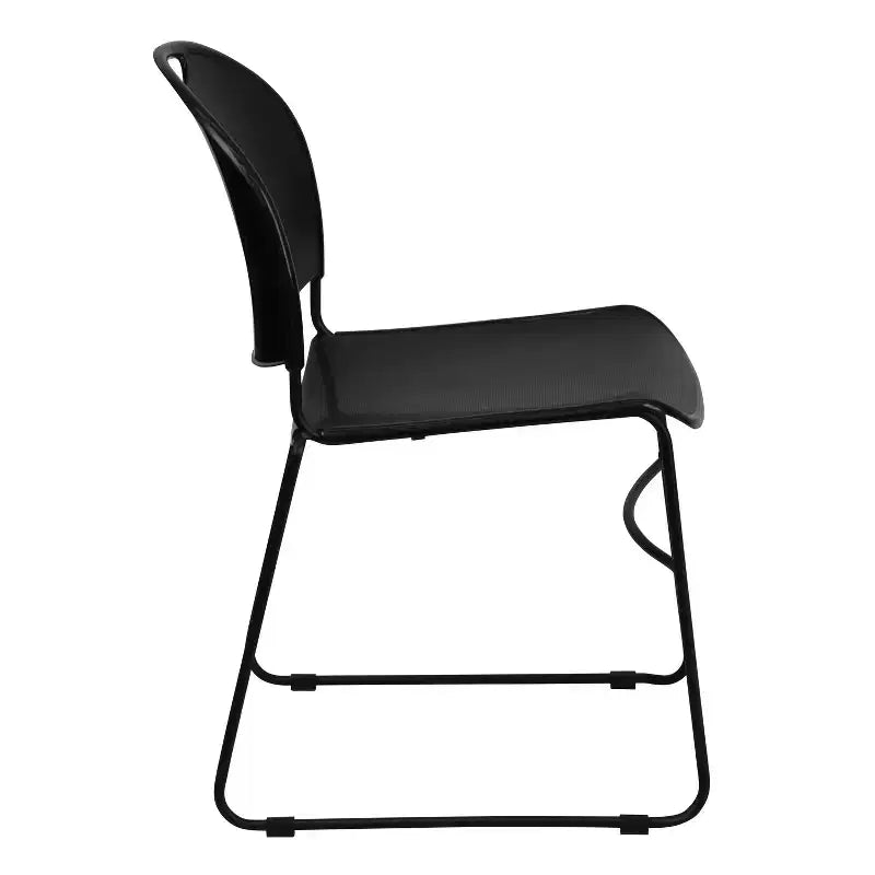 Flash Furniture HERCULES Series 880 lb. Capacity Ultra-Compact Stack Chair with Metal Frame