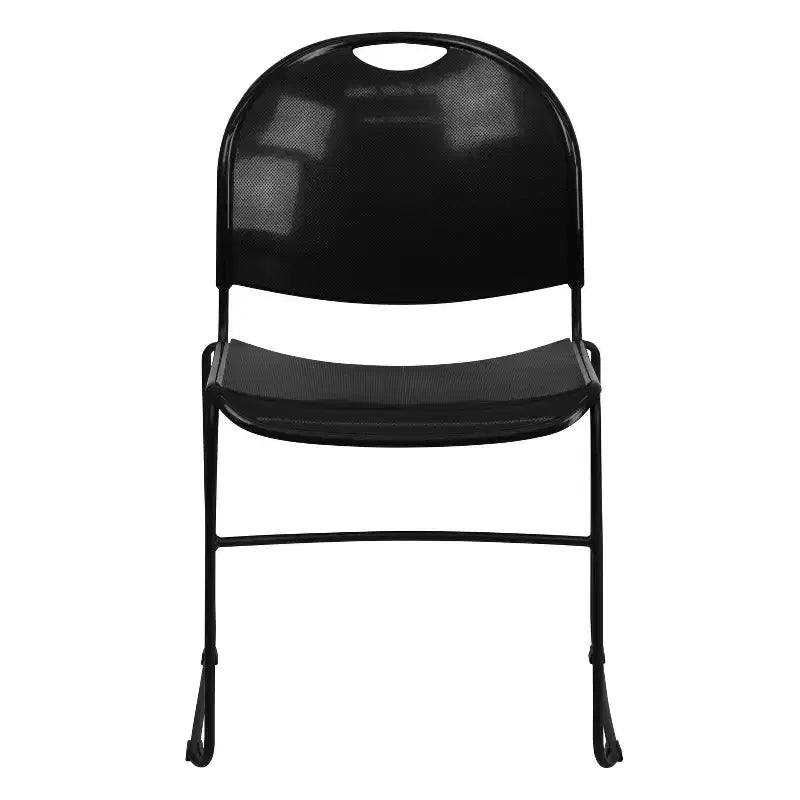 Flash Furniture HERCULES Series 880 lb. Capacity Ultra-Compact Stack Chair with Metal Frame