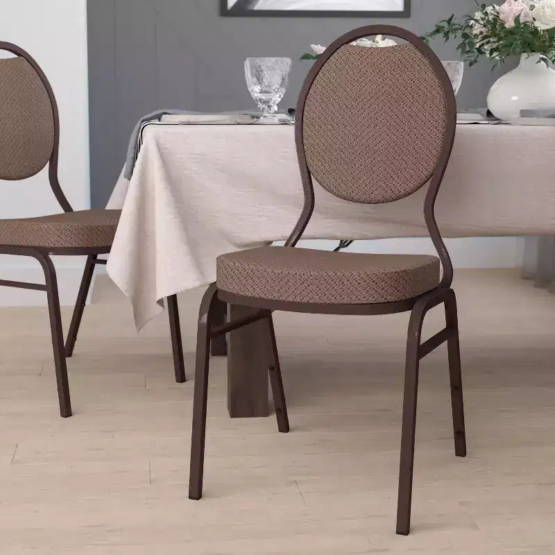 Flash Furniture HERCULES Series Teardrop Back Stacking Banquet Chair