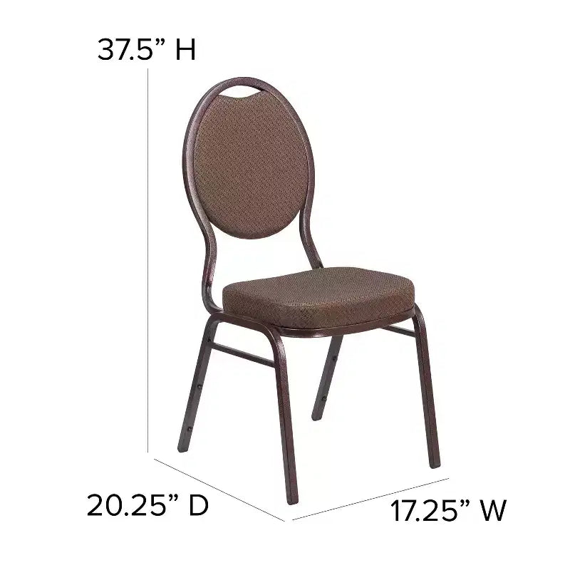 Flash Furniture HERCULES Series Teardrop Back Stacking Banquet Chair