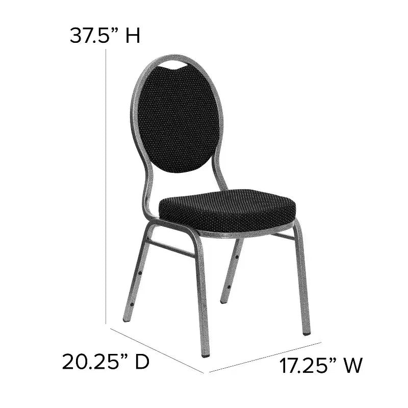 Flash Furniture HERCULES Series Teardrop Back Stacking Banquet Chair