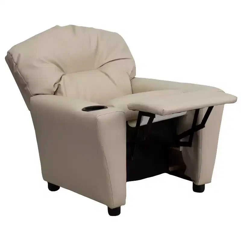 Flash Furniture Contemporary Kids Recliner with Cup Holder