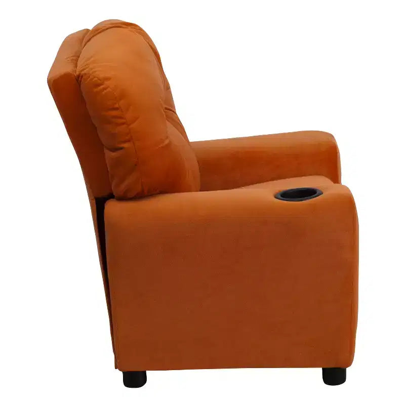 Flash Furniture Contemporary Kids Recliner with Cup Holder