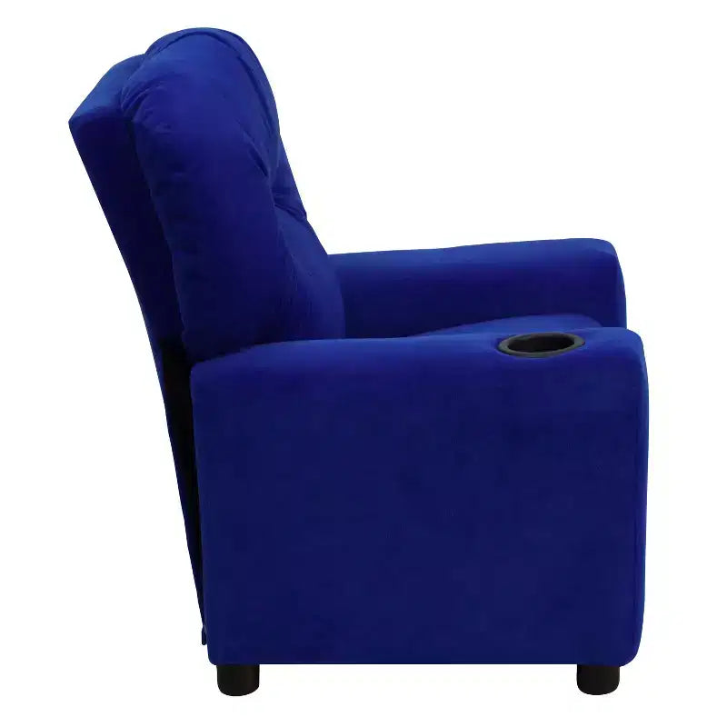 Flash Furniture Contemporary Kids Recliner with Cup Holder