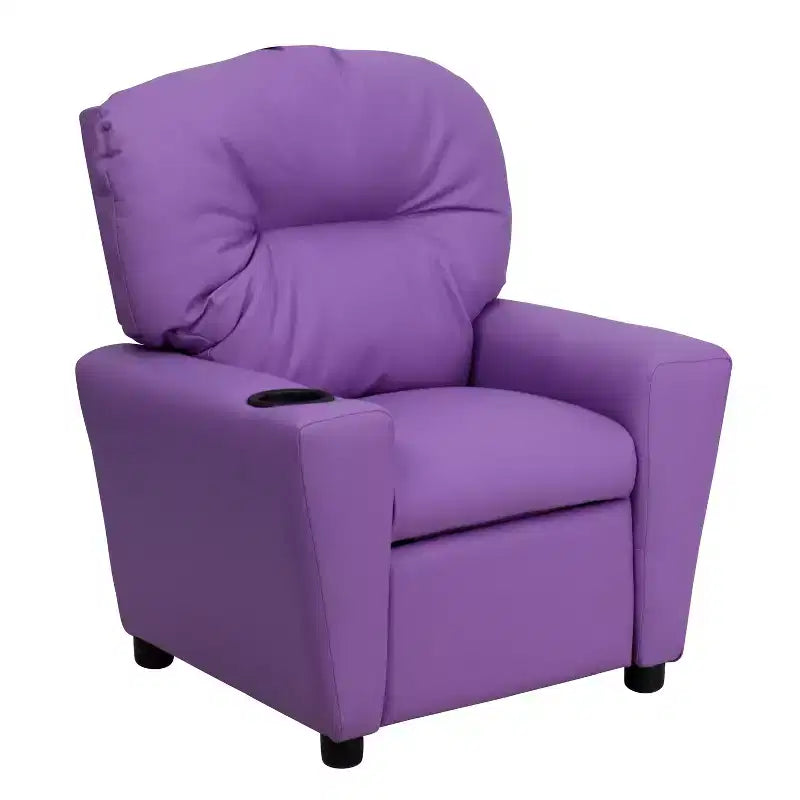Flash Furniture Contemporary Kids Recliner with Cup Holder