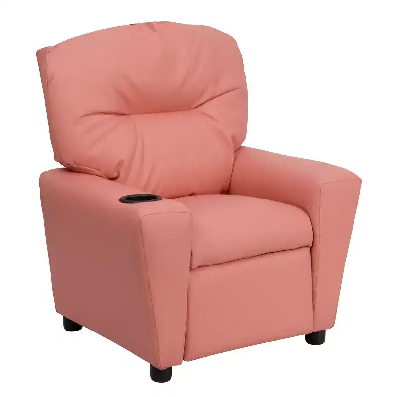 Flash Furniture Contemporary Kids Recliner with Cup Holder
