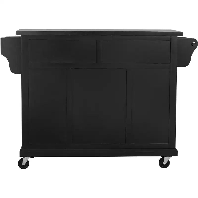 Glenwillow Home Kitchen Cart with Locking Casters